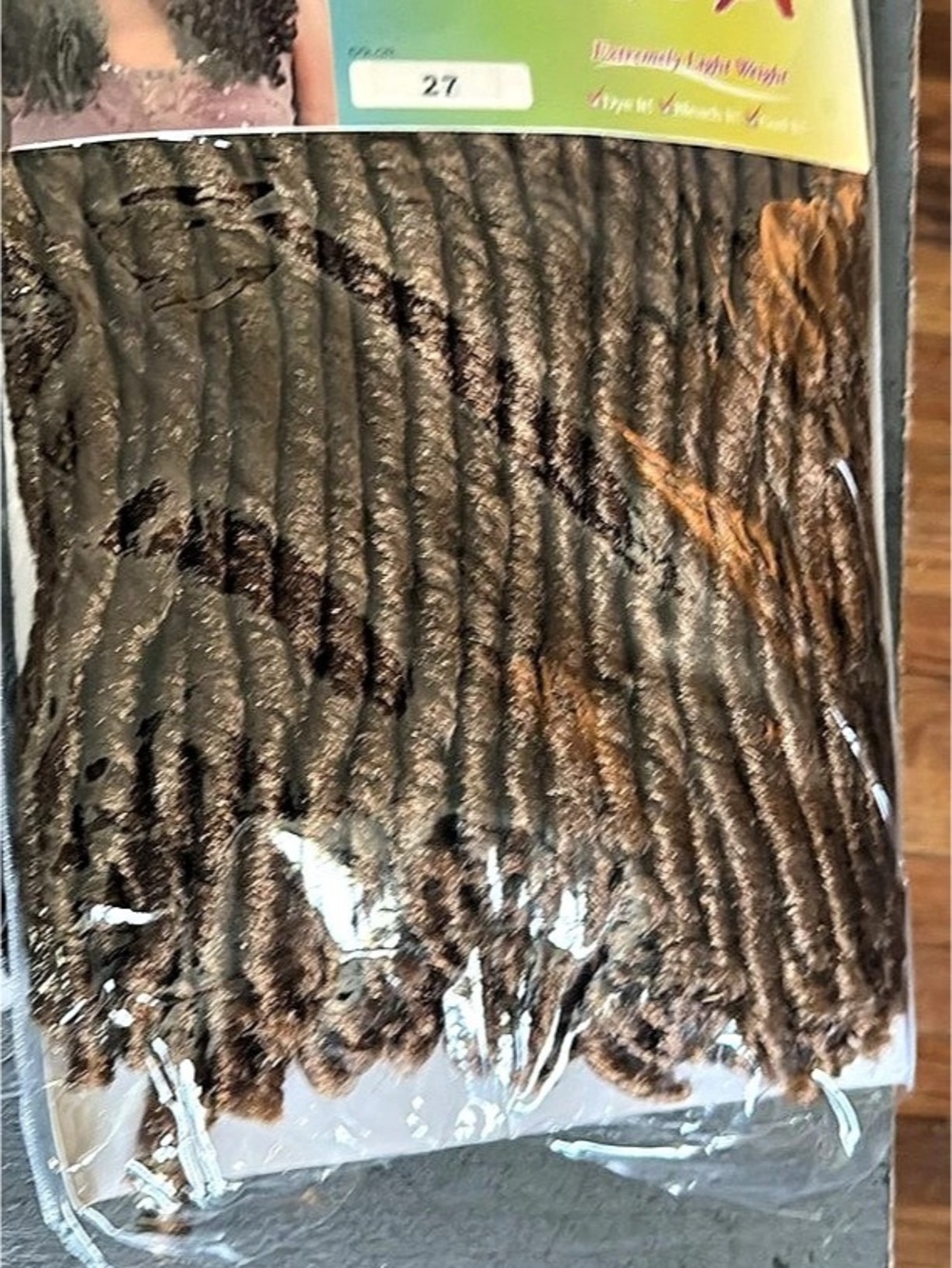 3X Nina Faux Locs Hair Extensions Color 27 NWT